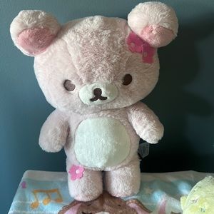 Rilakkuma pink sherbet sakura plush M